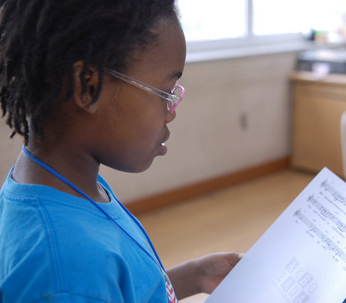 black girl music sheet advocate kids